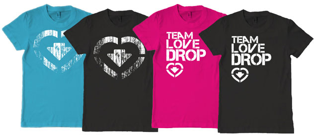 love drop t-shirts!